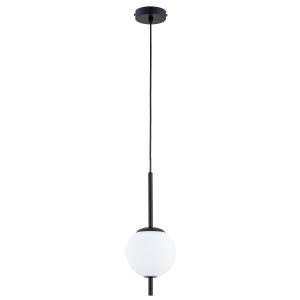 Lampa wisząca DIORA kula na sticku czarna 1xE14x10W IP20 Alfa 984921