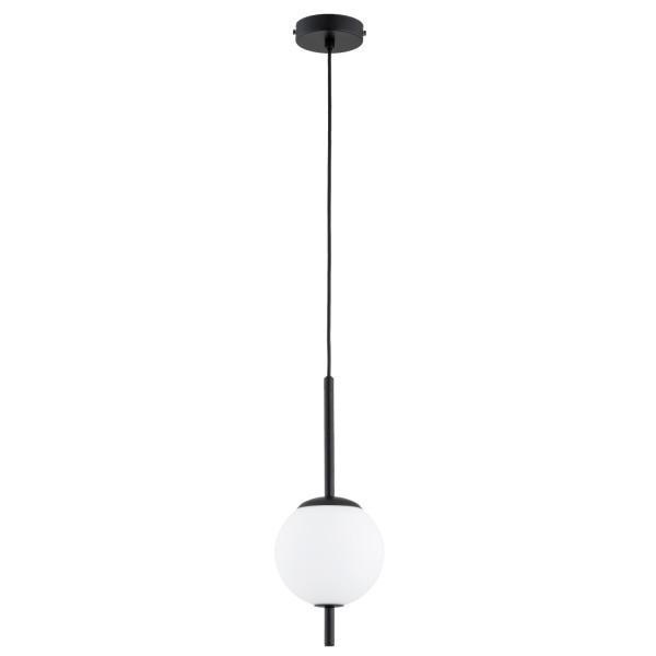 Lampa wisząca DIORA kula na sticku czarna 1xE14x10W IP20 Alfa 984921