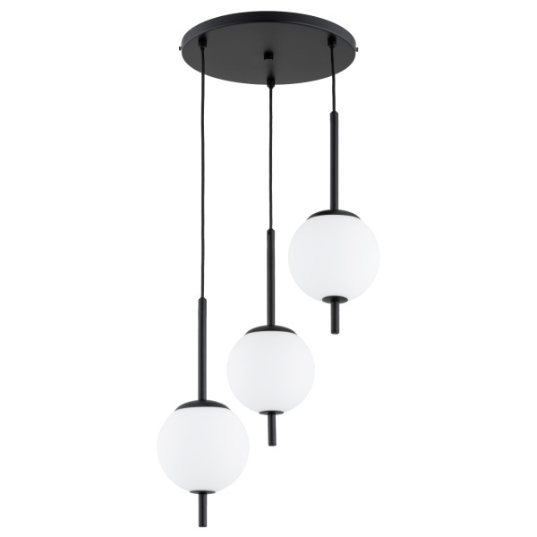 Lampa wisząca DIORA kule czarna 3xE14x10W wym:85x41,9x41cm IP20 Alfa 984879