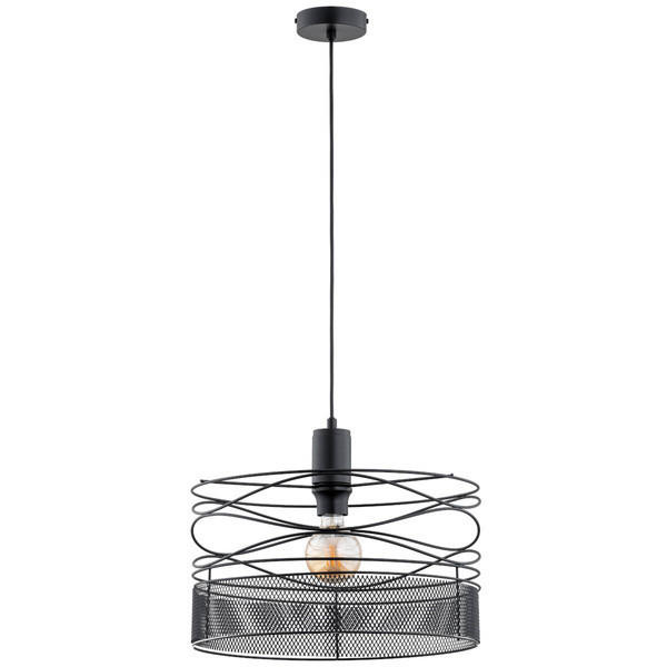 Lampa wisząca DIUK czarna 1xE27x15W wym:85x39,5x39,5cm IP20 Alfa 1025758
