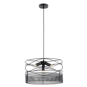 Lampa wisząca DIUK czarna 4xE27x15W wym:85×39,5×39,5cm IP20 Alfa 1026983