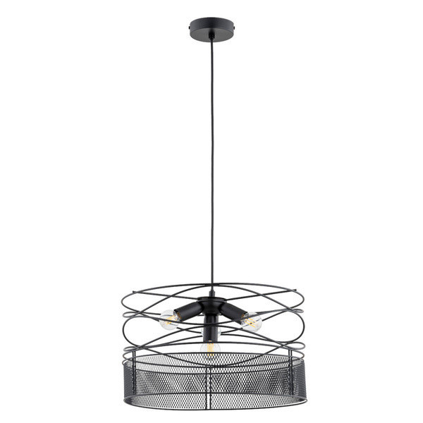 Lampa wisząca DIUK czarna 4xE27x15W wym:85x39,5x39,5cm IP20 Alfa 1026983