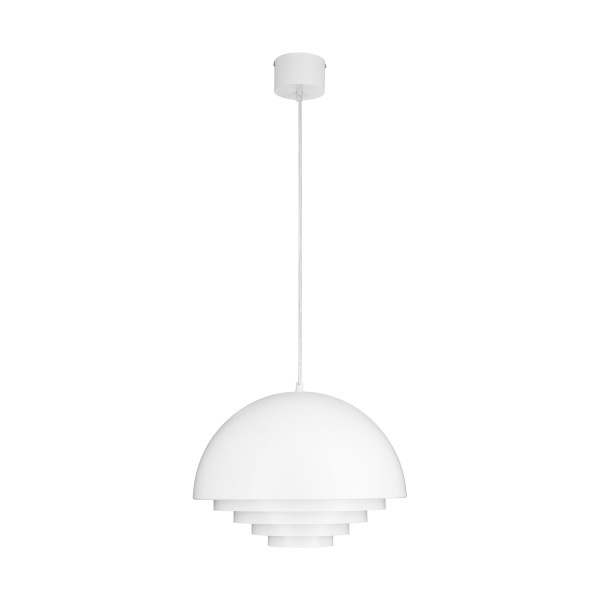 Lampa wisząca DIVERSO biała matowa 40 cm 815592