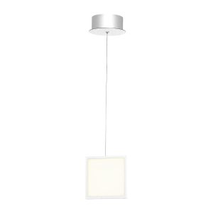 Lampa wisząca DIXON biała LED 1x7W Neutralna biel 490lm Milagro 860849