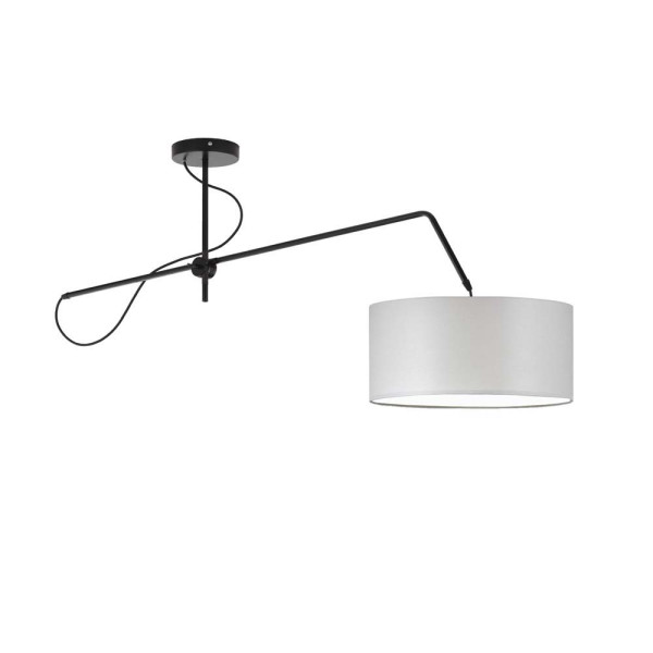 Lampa wisząca do jadalni RIO Czarny - Jasny Szary 857976