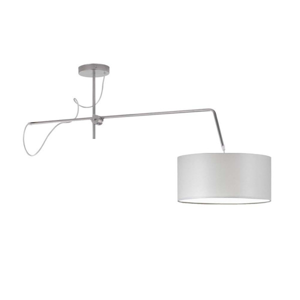 Lampa wisząca do jadalni RIO Srebrny - Jasny Szary 858065