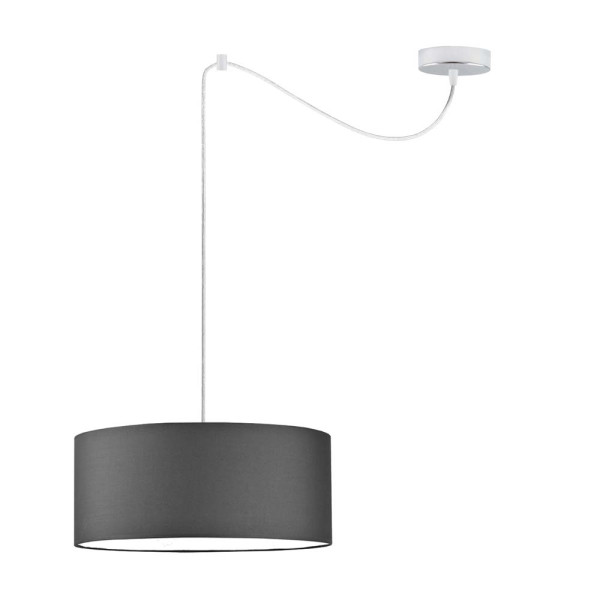 Lampa wisząca do jadalni WAIKIKI W1 Chrom - Grafitowy 879461