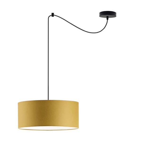 Lampa wisząca do jadalni WAIKIKI W1 Czarny - Musztardowy 879451