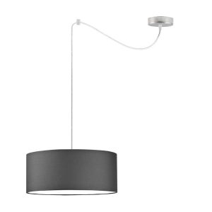 Lampa wisząca do jadalni WAIKIKI W1 Stal Szczotkowana – Grafitowy 879426