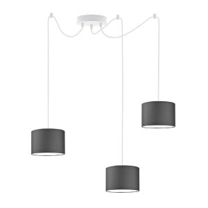 Lampa wisząca do jadalni WAIKIKI W3 Biały – Grafitowy 879936