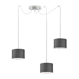 Lampa wisząca do jadalni WAIKIKI W3 Stal Szczotkowana – Grafitowy 879927
