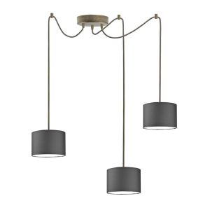 Lampa wisząca do jadalni WAIKIKI W3 Stare Złoto – Grafitowy 879926