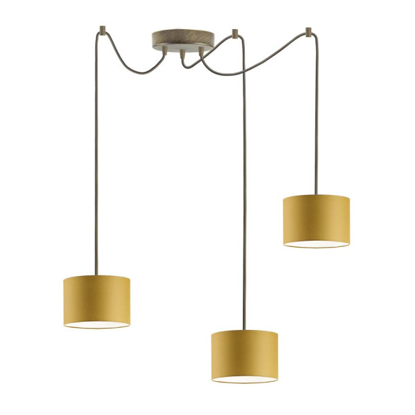Lampa wisząca do jadalni WAIKIKI W3 Stare Złoto - Musztardowy 879974