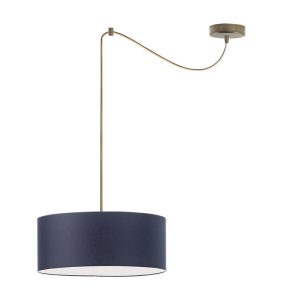 Lampa wisząca do kuchni WAIKIKI W1 Stare Złoto – Granatowy 879456 Lampa wisząca do kuchni WAIKIKI W1 Stare Złoto – Granatowy 879456