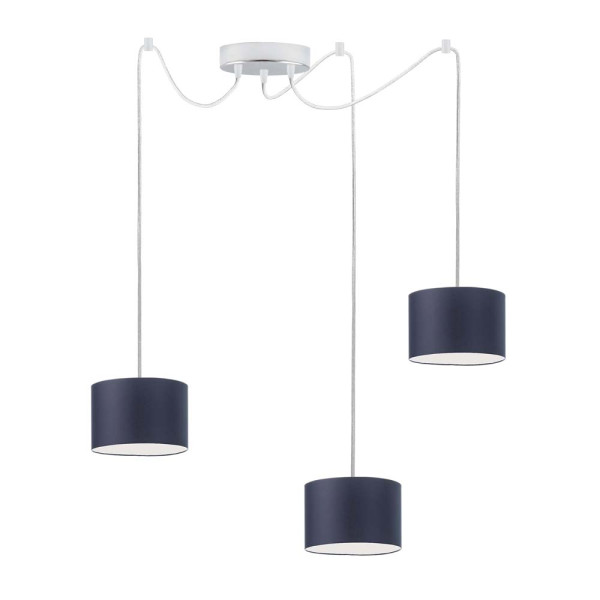 Lampa wisząca do kuchni WAIKIKI W3 Chrom - Granatowy 879944