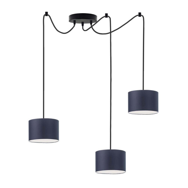 Lampa wisząca do kuchni WAIKIKI W3 Czarny - Granatowy 879938