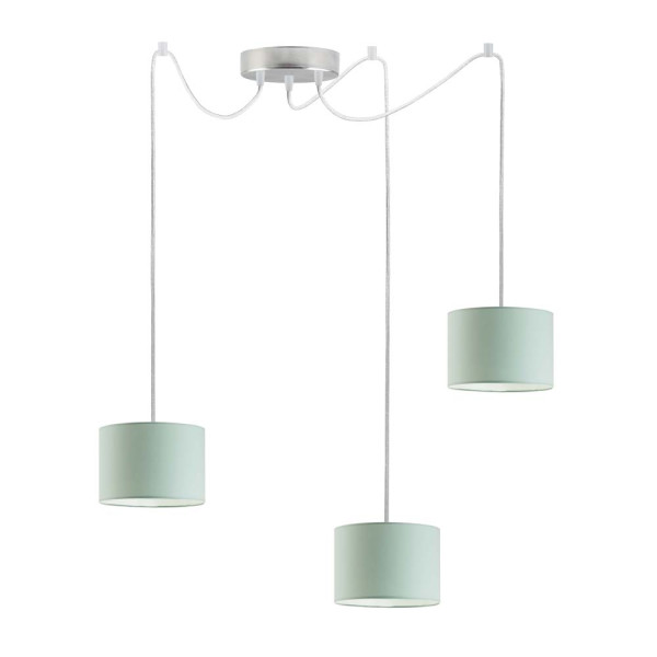 Lampa wisząca do kuchni WAIKIKI W3 Stal Szczotkowana - Miętowy 879912