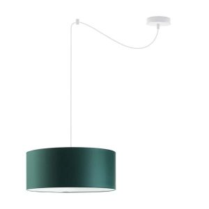 Lampa wisząca do salonu WAIKIKI W1 Biały – Zieleń Butelkowa 879467 Lampa wisząca do salonu WAIKIKI W1 Biały – Zieleń Butelkowa 879467