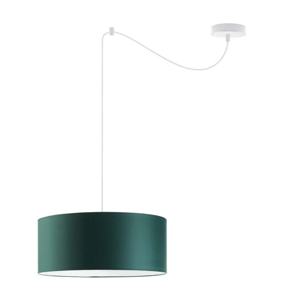 Lampa wisząca do salonu WAIKIKI W1 Biały - Zieleń Butelkowa 879467