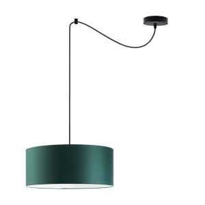Lampa wisząca do salonu WAIKIKI W1 Czarny – Zieleń Butelkowa 879390 Lampa wisząca do salonu WAIKIKI W1 Czarny – Zieleń Butelkowa 879390