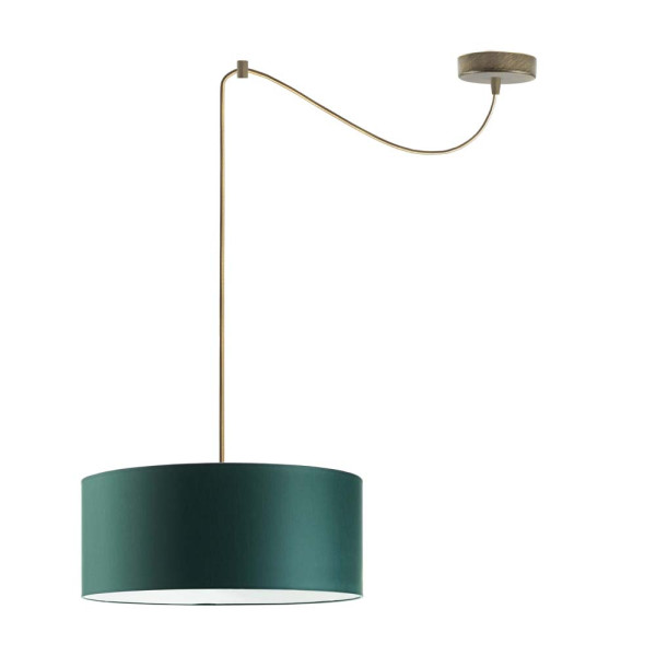 Lampa wisząca do salonu WAIKIKI W1 Stare Złoto - Zieleń Butelkowa 879380