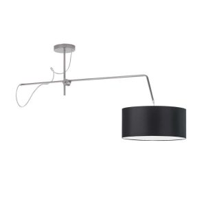 Lampa wisząca do sypialni z regulacją RIO Srebrny – Czarny 858239 Lampa wisząca do sypialni z regulacją RIO Srebrny – Czarny 858239