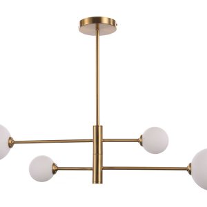 Lampa wisząca Dorado 4-punktowa metalowa złota 39262 Lampa wisząca Dorado 4-punktowa metalowa złota 39262
