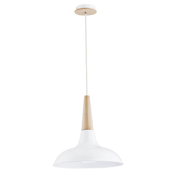 Lampa wisząca DORO biała 1xE27x15W wym:105x39,5x39,5cm IP20 Alfa 1026997