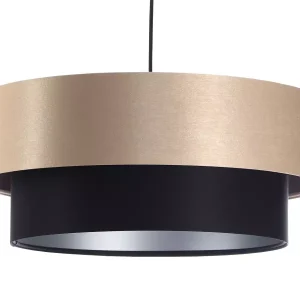 Lampa wisząca DOUBLE 40 czarna/kremowa 391494