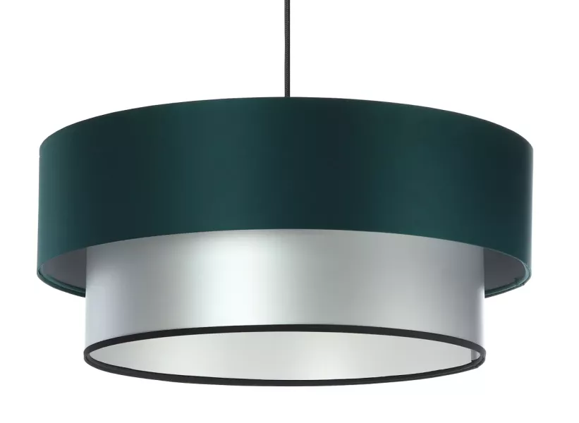 Lampa wisząca DOUBLE GREEN 50 zielona/srebrna 391429