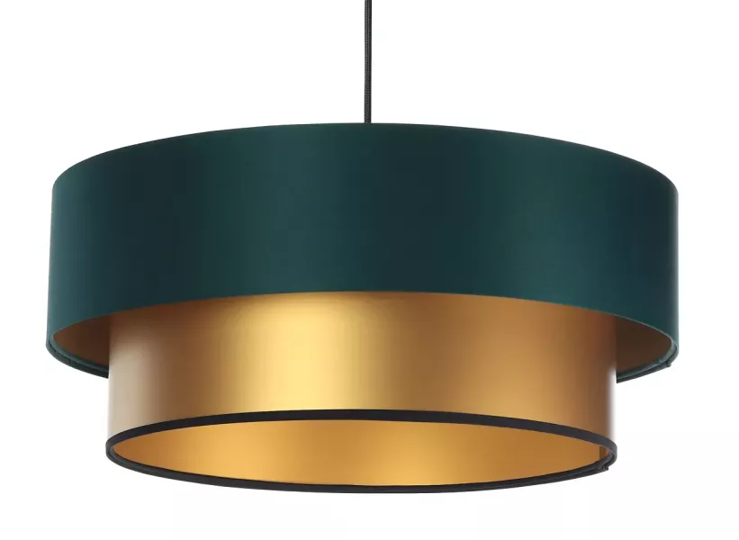 Lampa wisząca DOUBLE GREEN 60 zielona/złota 391348