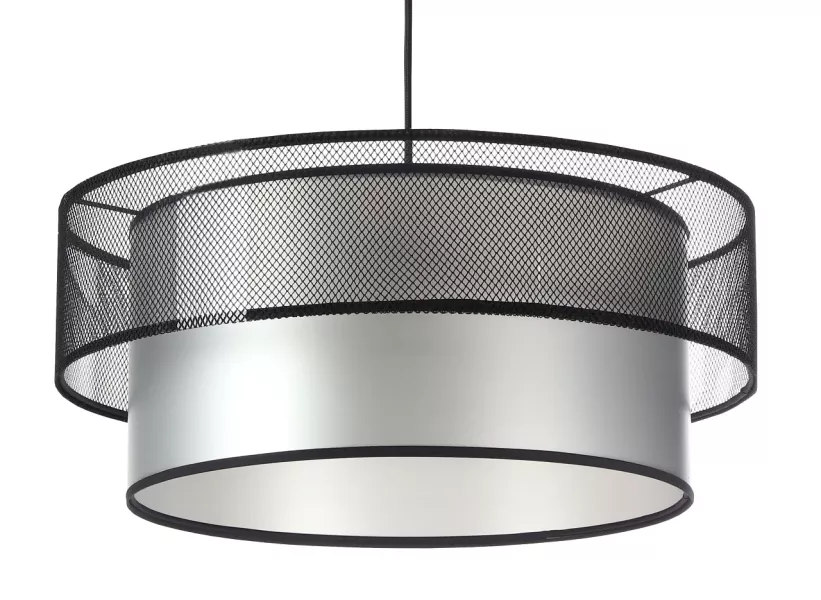 Lampa wisząca DOUBLE NET 40 srebrna 391171