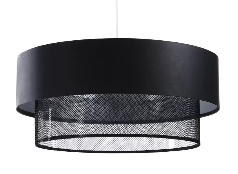 Lampa wisząca DOUBLE NET 60 czarna 391374