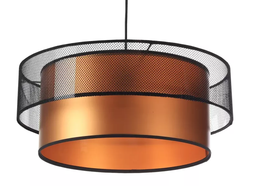 Lampa wisząca DOUBLE NET 60 miedziana 391369