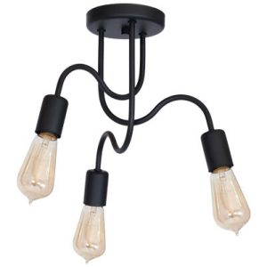 Lampa wisząca Dow czarny mat 3xE27x15W wym:42x46x46cm IP20 Luminex 1030156 Lampa wisząca Dow czarny mat 3xE27x15W wym:42x46x46cm IP20 Luminex 1030156
