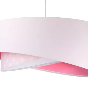 Lampa wisząca DREAMER biała/różowa 391539