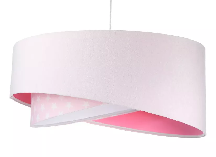 Lampa wisząca DREAMER biała/różowa 391539