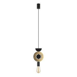 Lampa wisząca DROPS czarno Złoty do salonu 11180 Nowodvorski 266796