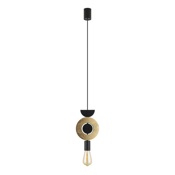Lampa wisząca DROPS czarno Złoty do salonu 11180 Nowodvorski 266796