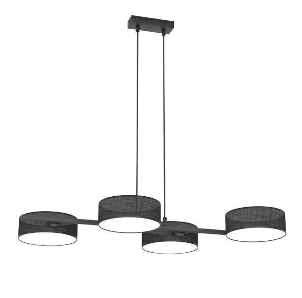 Lampa wisząca DRUMZ czarna 4xE14x15W wym:120x80x46cm IP20 Emibig 991276