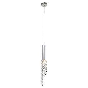 Lampa wisząca Duero 2-punktowa metalowa srebrna 196101 Lampa wisząca Duero 2-punktowa metalowa srebrna 196101
