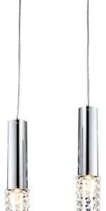 Lampa wisząca DUERO 2x3w led gu10 chrom bez żarówki 796824 Lampa wisząca DUERO 2x3w led gu10 chrom bez żarówki 796824