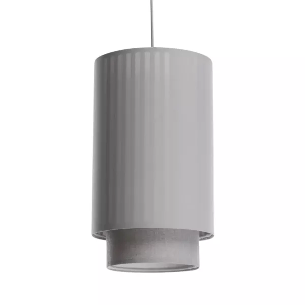 Lampa wisząca DUO LAMI LINE 20 szara 417323