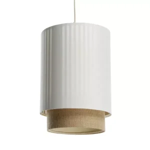 Lampa wisząca DUO LAMI LINE 25 biała/jutowa 417269 Lampa wisząca DUO LAMI LINE 25 biała/jutowa 417269