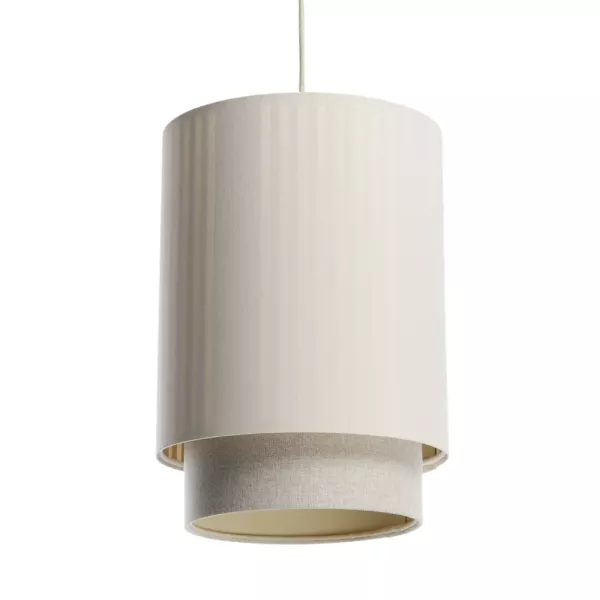 Lampa wisząca DUO LAMI LINE 25 kremowa 417247