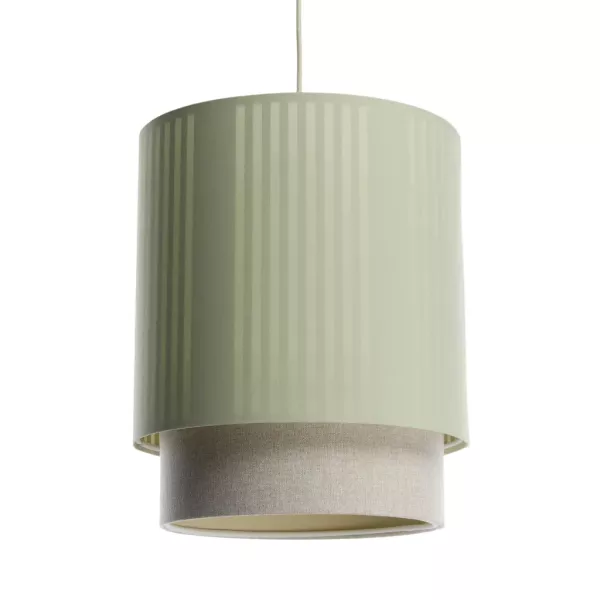 Lampa wisząca DUO LAMI LINE 30 zielona/beżowa 417249
