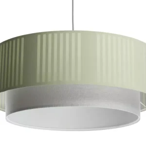 Lampa wisząca DUO LAMI LINE 40×16 zielona/kremowa 417267 Lampa wisząca DUO LAMI LINE 40×16 zielona/kremowa 417267