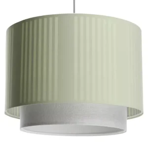 Lampa wisząca DUO LAMI LINE 50 zielona/kremowa 417260