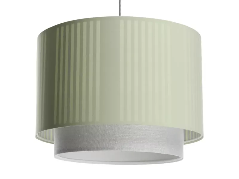 Lampa wisząca DUO LAMI LINE 50 zielona/kremowa 417260