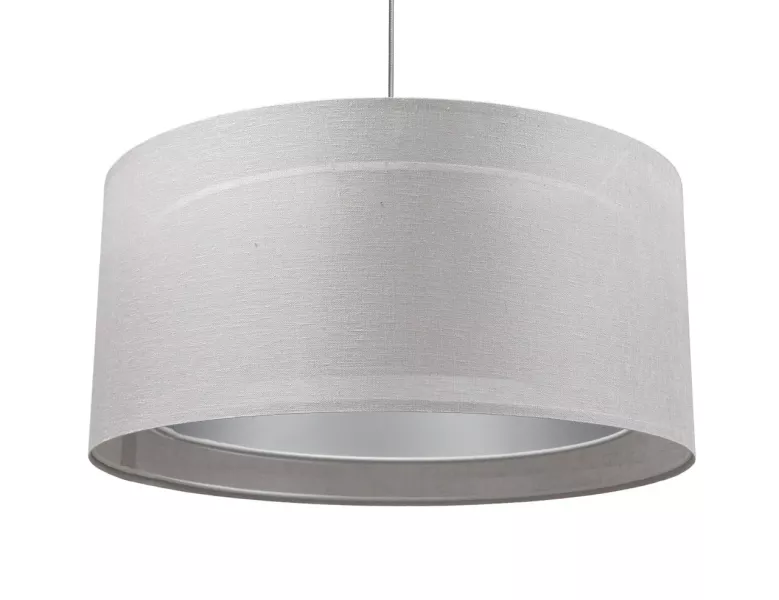Lampa wisząca DUO LEN LIGHT 003-50 szara/srebrna 417313